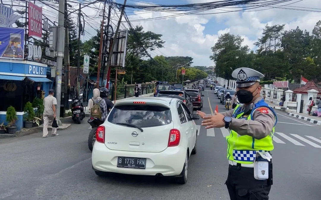 Amankan Libur Idul Adha, Ratusan Personel Gabungan Siaga di Jalan Arteri