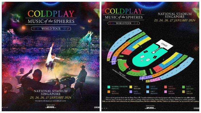Respon Netizen Indonesia Terkait Konser 6 Hari Coldplay di Singapura!