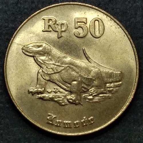 Uang Koin Komodo Rp50