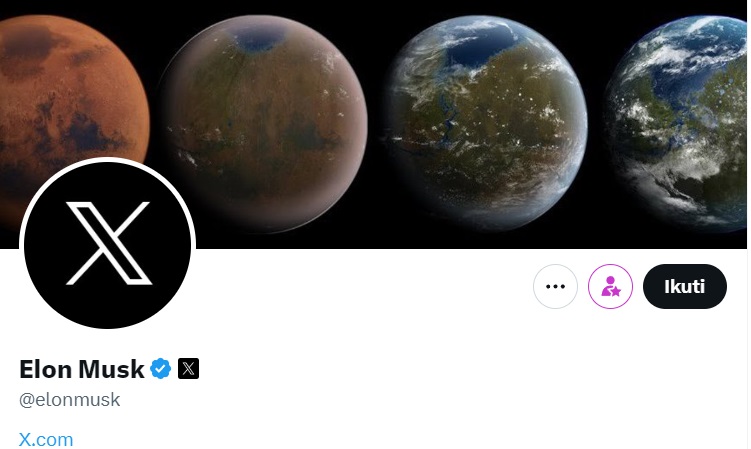 Elon Musk ganti Logo Twitter