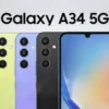 Spesifikasi Lengkap Ponsel Pintar Terbaru, Samsung Galaxy A34 5G