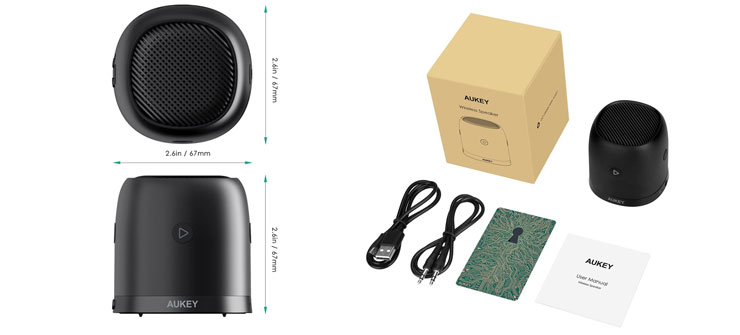 3 Kelebihan Aukey SK-M31 Mini Bluetooth Speaker With Enhanced Bass