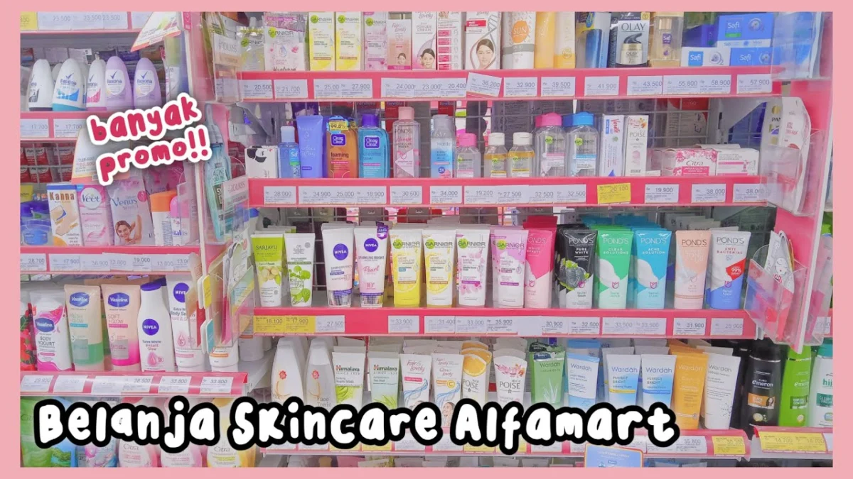 Inilah Sederet Produk Skincare Termurah di Alfamart
