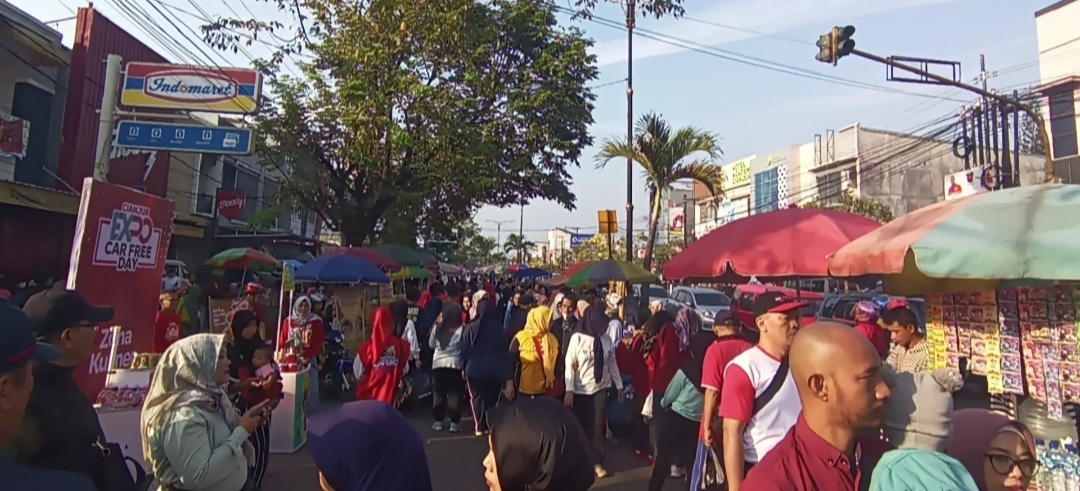 Perputaran Uang di Cianjur Expo Car Free Day Capai Ratusan Juta Rupiah