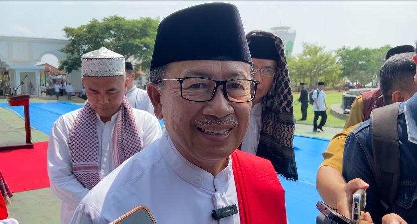 HSN 2023, Bupati Herman Ingatkan Santri Jaga Kondusifitas Jelang Pemilu.