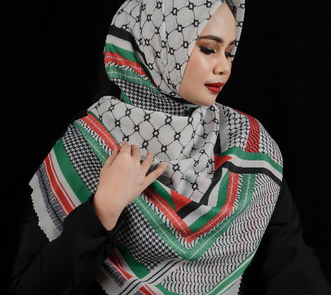 Hijab Palestina dari Brand Lokal