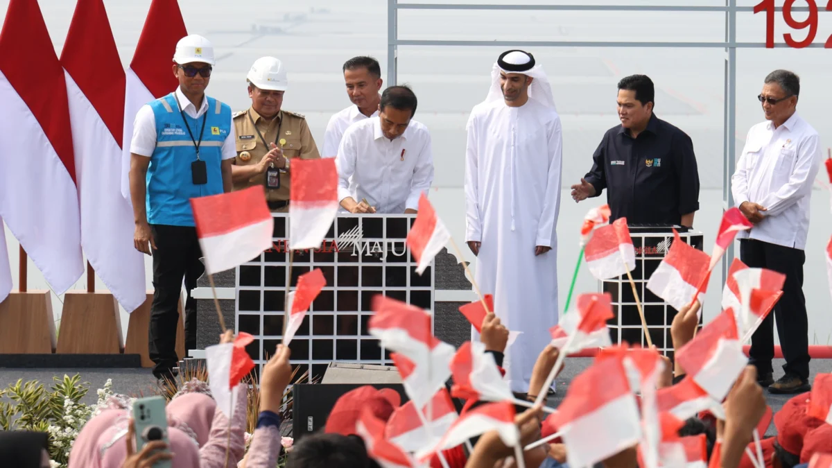 PLTS Terapung Cirata 192 MWp Terbesar di Asia Tenggara di Resmikan Presiden Jokowi