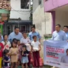 Hari Pertama Kampanye, Gerindra Cianjur Bagikan Makan Siang dan Susu Gratis