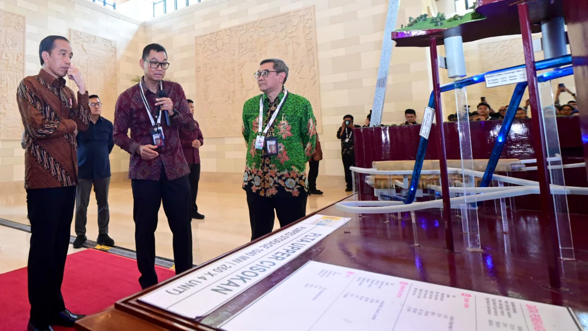 Di Hadapan Presiden Jokowi, Dirut PLN Paparkan Pengembangan Hydropower di Tanah Air. (ist)