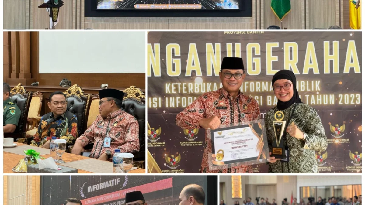 Dapat Nilai 91,18 Kemenkumham Banten Raih Penghargaan Keterbukaan Informasi Publik "Informatif"