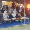 Disdikpora Pastikan Tak Ada Siswa SMP Belajar di Tenda. (dok)