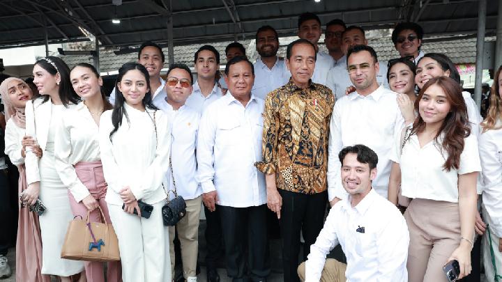 Raffi Ahmad Makan bareng Jokowi