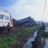 Terjadi Kecelakaan KA Lokal dan Turangga di Cicalengka(fotoby:jabarekspres)