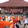 Ratusan Emak-emak Ikuti Aksi Senam Seger PKS Cianjur