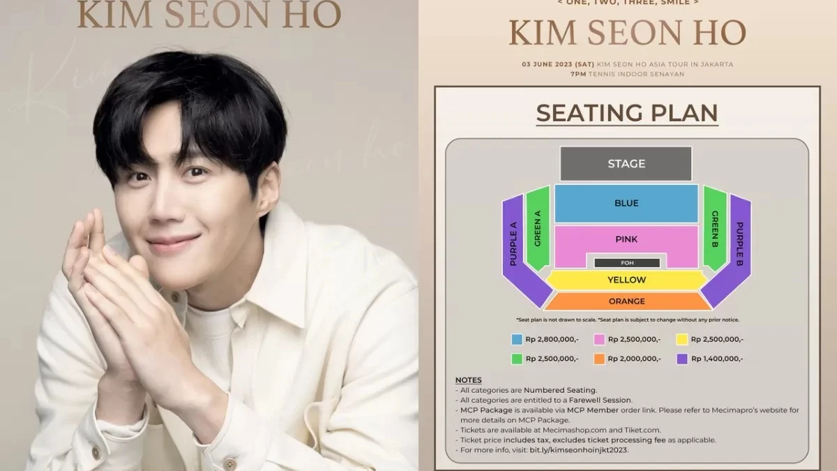 Mulai dari 1 Jutaan! Berikut Price List dan Seat Plan Fanmeeting Kim Seon Ho di Jakarta