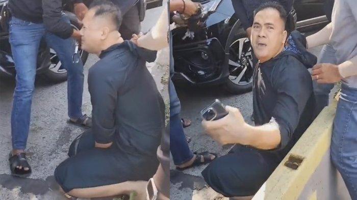 Saipul Jamil Menangis Histeris saat Ditangkap Polisi di Jalan