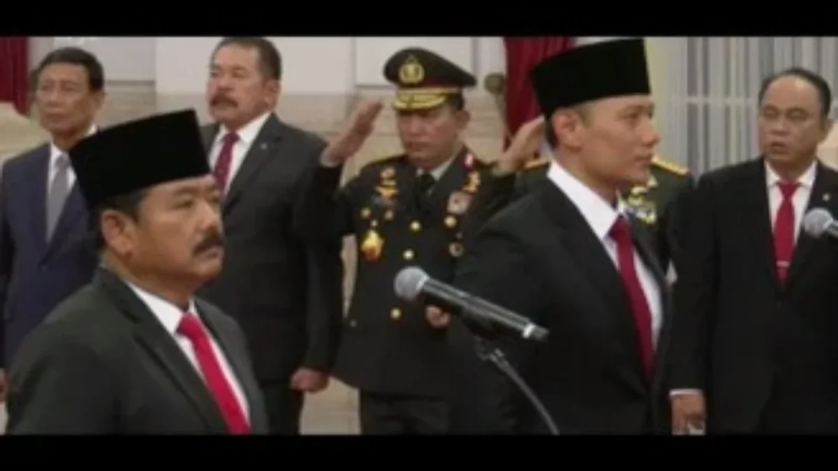 Jokowi menunjuk Agus Hari Murti Yudhoyono (AHY) untuk menduduki posisi Menteri ATR/BPN.  (ist)