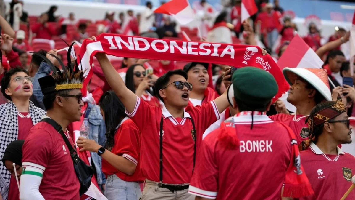 Daebak! Suporter Timnas Indonesia Raih Penghargaan Suporter Paling Aktif di Piala Asia 2023