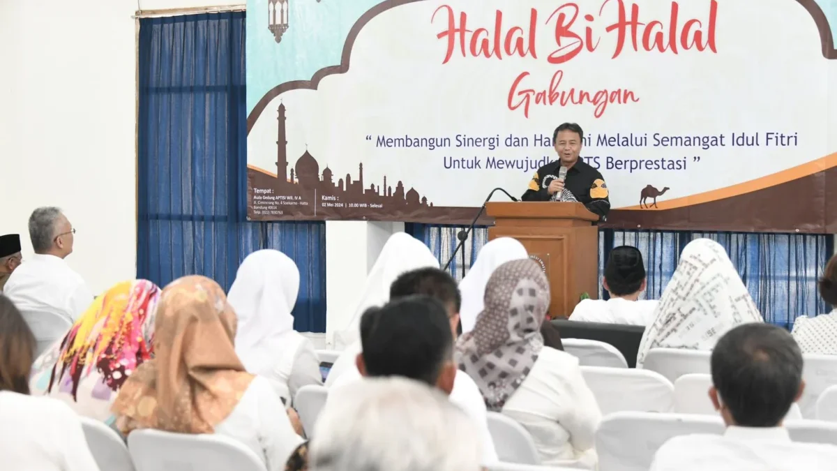 Sekda Jabar Herman Suryatman menghadiri acara Halalbihalal LLDIKTI bersama APTISI Jabar, ABPPTTSI, dan APPERTI