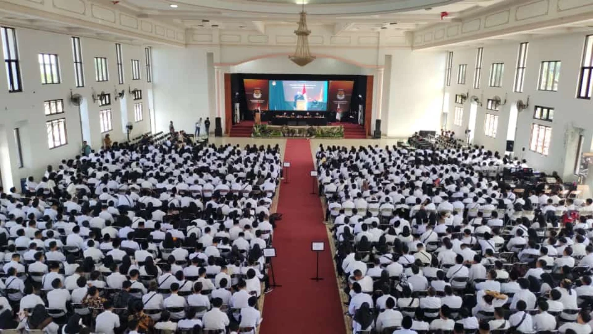 1.080 Anggota PPS di Cianjur Dilantik